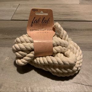 Fab Lab Cotton Craft Rope. NWT.